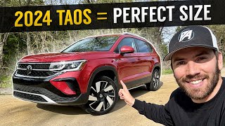 2024 VW Taos Review and Drive [upl. by Dalohcin]