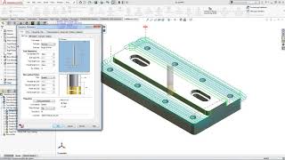 Volumill Support zig zag Type Toolpath [upl. by Eidaj903]