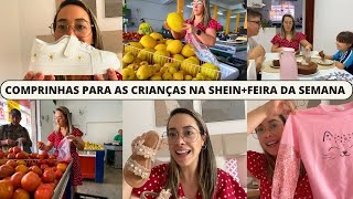 COMPRAS NA SHEIN 99  FIZ A FEIRA DA SEMANA EM UM SACOLÃƒO DA CIDADE ROTINA DA TARDE E MAIS [upl. by Carney]