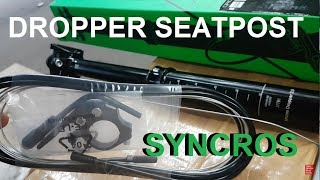 Dropper Seatpost Syncros 316 Internal Cable 604 ⭐⭐⭐⭐⭐ [upl. by Ardnaiek]