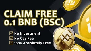 FREE BNB Mining 🤑 Claim 01 BNB Every min make money online real with freebnbnow [upl. by Jeu]