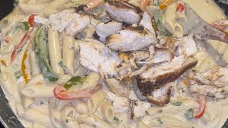 JAMAICAN RASTA PASTA RECIPE  FULL OF ISLAND FLAVOR  RASTA PASTA 🇯🇲 [upl. by Zamora]