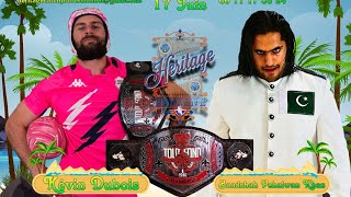 Baadshah Pehalwan Khan vs Kevin Dubois HCP SECRET PLACE CHAMPIONSHIP FULL MATCH HD [upl. by Hatty]