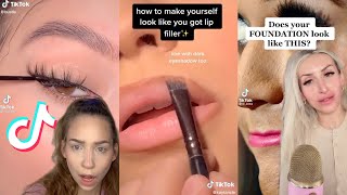 Crazy MAKEUP HACKS  Beauty Hacks TikTok Compilation ✨ [upl. by Asteria]