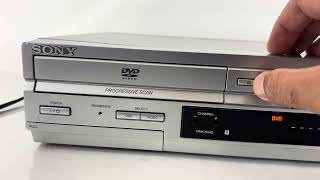 Sony SLVD350P DVDVCR Combo Player VHS Recorder [upl. by Franciska]