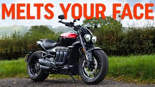 More stupid than ever 2024 Triumph Rocket 3 R Storm review [upl. by Kisor]