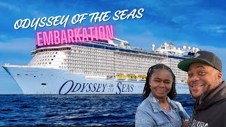 Royal Caribbeans Odyssey of The Seas Embarkation [upl. by Ettedo362]