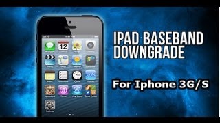 How To Downgrade 61500 Baseband iPhone 3Gs3G to 51304 amp Unlock your Iphone HD [upl. by Ahkihs]