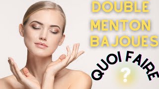 Eliminer le double menton les bajoues et remodeler lovale du visage [upl. by Leahcin]