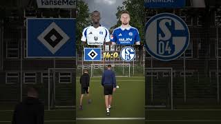 HSV vs Schalke 04  wer gewinnt hsv nurderhsv hamburgersv schalke schalke04 bundesliga [upl. by Mitchael]