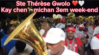 Ste Thérèse Gwolo ❤️🤍 kay Chen 🦮michan de Masson 3em weekend rara léogane 2024 [upl. by Cohleen]