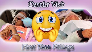 My Daughters First Cavity Filling at the Dentist [upl. by Adnotal]