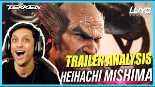 TEKKEN 8 Heihachi Gameplay Breakdown and Reaction [upl. by Aguste508]