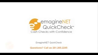 EmagineNET QuickCheck How to send transaction for verification [upl. by Eldredge]