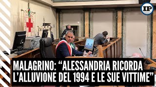 Malagrino “Alessandria ricorda l’alluvione del 1994 e le sue vittime” [upl. by Yellehs838]