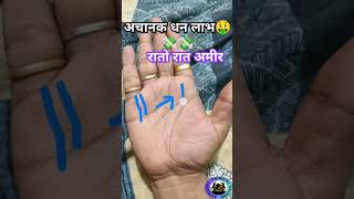 अचानक धन्न लाव get rich suddenly हस्तरेखा palmistry hastrekha [upl. by Yedarb]