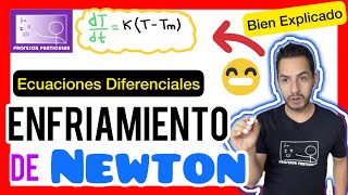 ✅​PROBLEMAS Ley de Enfriamiento de Newton 𝘼𝙥𝙧𝙚𝙣𝙙𝙚 𝙋𝙖𝙨𝙤 𝙖 𝙋𝙖𝙨𝙤 😎​🫵​💯​ Ecuaciones Diferenciales [upl. by Aij]