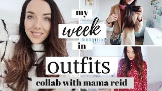 MY WEEK IN OUTFITS  COLLAB WITH ASH MAMA REID [upl. by Joann832]