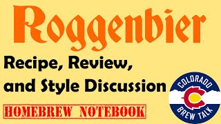 Roggenbier homebrew tasting and review [upl. by Cynde]