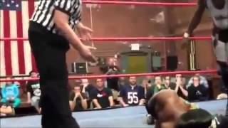 Wrestler Breaks His Neck Doing BackFlip [upl. by Ihskaneem]