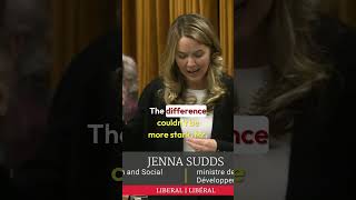 Liberal Minister Jenna Sudds Highlights Governments Efforts to Eradicate Child Hunger Criticizes C [upl. by Bust]