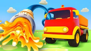 Colored street vehicles Trucks for kids Helper cars amp car cartoons for kids Full episodes cartoon [upl. by Klingel]