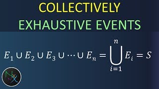 Collectively Exhaustive Events Probability  Definition Example [upl. by Noside]