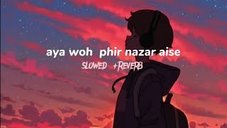 Aaya woh phir nazar Aise Slowed  Reverbed Use Headphones  full song  madlofii 🎧🎧 [upl. by Bj]