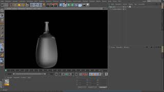 Cinema4D Flasche mit Etikett LATHE [upl. by Navanod]