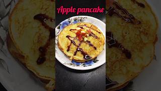 Delicious apple pancake🥞 applepancake applepanckerecipe viral shortsvideo pancake [upl. by Llewen823]