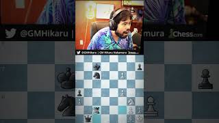 GM HIKARU NAKAMURA SACRIFICE HIS QUEEN AUR 999  chess chesspuzzle shorts gmhikaru [upl. by Illyes]