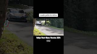 Loeb pète le rétro de lAlpine au Rallye MontBlanc Morzine 2024 shorts loeb rallyemontblanc [upl. by Ttevi93]