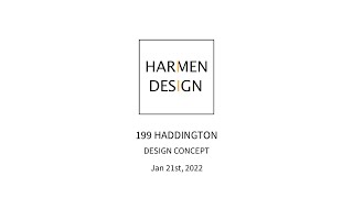 199 Haddington Design concept Jan 21 [upl. by Calica]