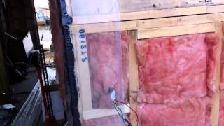 RV trailer repair Protecting corners before siding goes up [upl. by Whale]