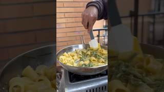 Carbonara di asparagi chefruben cucinaconruben scorzadilimone chetevoimagna [upl. by Eniale]