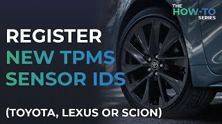 How to register TPMS sensors  Toyota Lexus amp Scion  Carista OBD2 [upl. by Eenaffit]