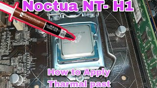 how to apply thermal paste to cpu Noctua NTH1 35g [upl. by Laro]