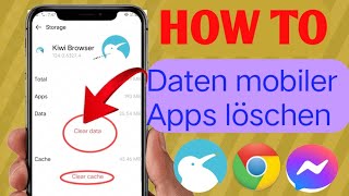 How to Daten mobiler Apps löschen [upl. by Saphra]