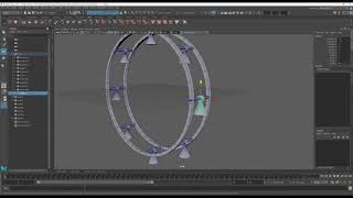 Maya Constraint  Point Orient [upl. by Ursulette526]