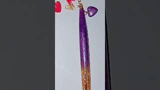 Resin refill pen resincrafts acrylicresin art fabricart acrylicpainting painting [upl. by Breeze]