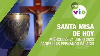 Misa de hoy ⛪ Miércoles 21 de Junio 2023 Padre Luis Fernando Palacio  Tele VID [upl. by Hcra]