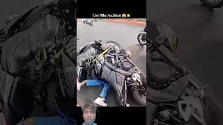 Live Bike Accident 💥 shorts rider bikeride crash accident viral motovlog bikelife [upl. by Leunad924]