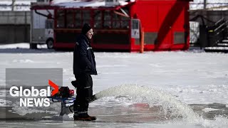 Ski resorts farmers struggle with warm winter in Western Canada “Really challenging season” [upl. by Mairb]