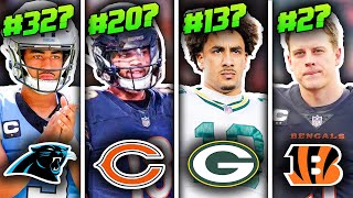 Ranking All 32 NFL Teams’ Starting Quarterbacks For The 2024 Season From WORST To FIRST [upl. by Anirda]