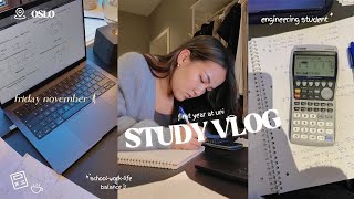 OSLO uni vlog  week in the life of a first year engineering student in Oslo at OsloMet📖💻🎧 [upl. by Shana184]