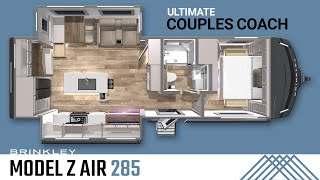 Brinkley Model Z AIR 285 Travel Trailer Tour Ultimate Couples Coach👩‍❤️‍👩 [upl. by Ytissahc]