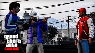 GTA 5 BLOODS🔴 VS CRIPS🔵 EP55  POOF KUSH [upl. by Mossolb571]