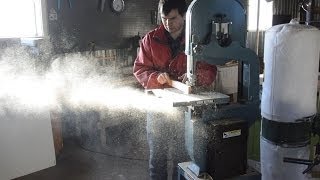 14quot bandsaws make a lot of dust [upl. by Dorrahs]