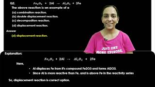 Class 10 Chemical Reactions and Equations Class 10 Science Q2 Demystified [upl. by Scoville]