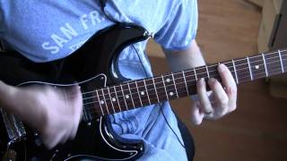 Part 7 Ultraviolet U2 Guitar Tutorial  Lesson  Verse contd [upl. by Yacov]